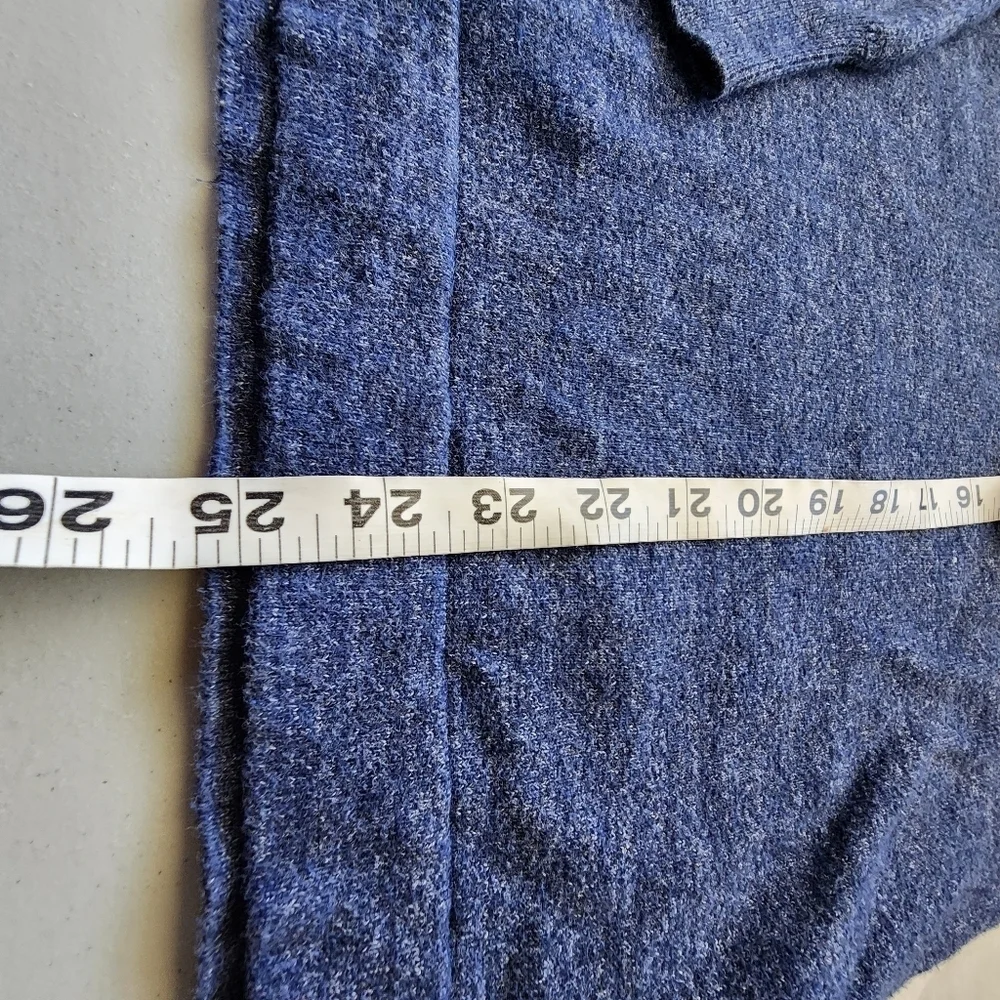 J.Crew  Blue Crew Neck Pullover Cotton Men's Sweater  Size XL